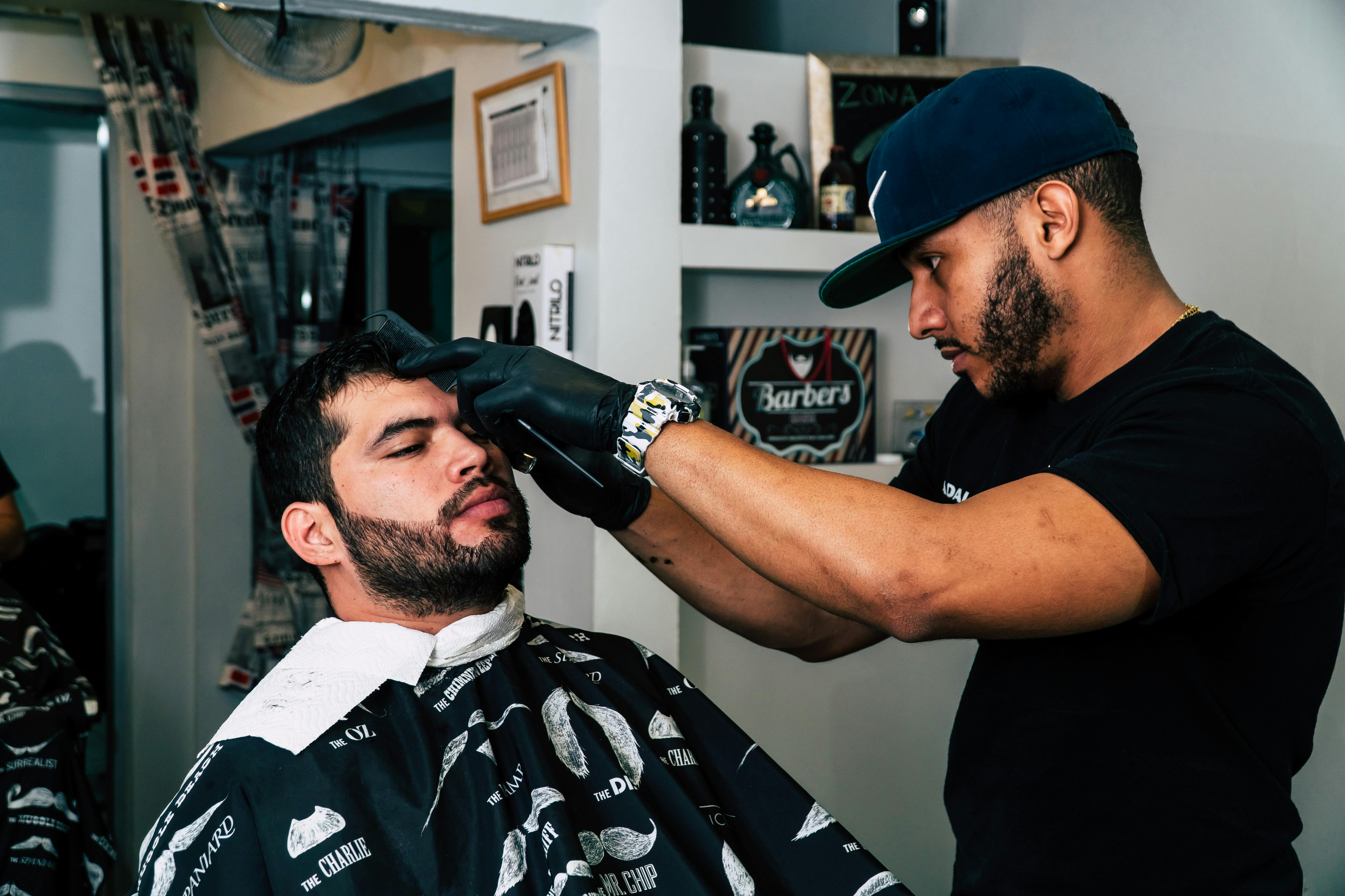 Classic Taper Fade with Side Part - Precision Barber Styling
